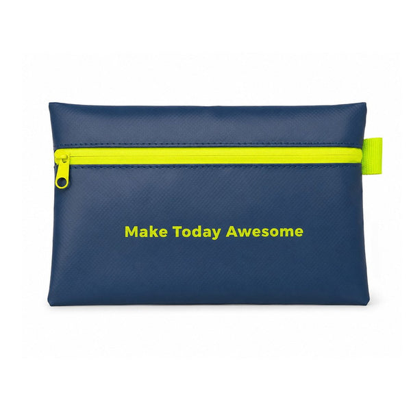 Positive Vibes Essentials Pouch, customizable branded luggage & bags > fanny packs, front view