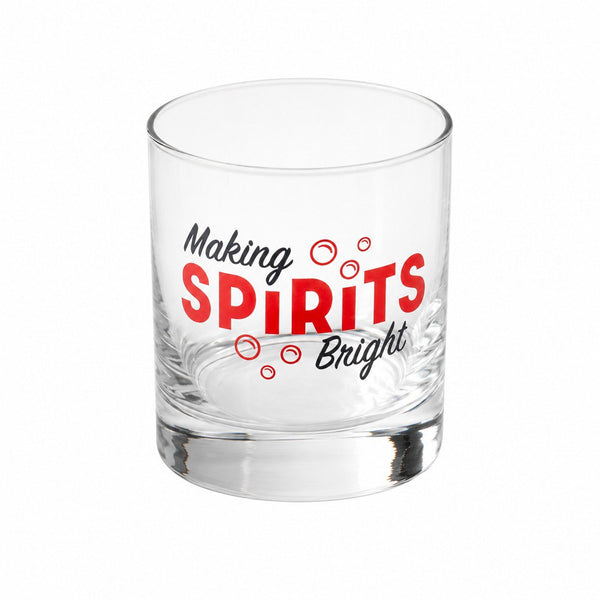 Making Spirits Bright Rocks Glass