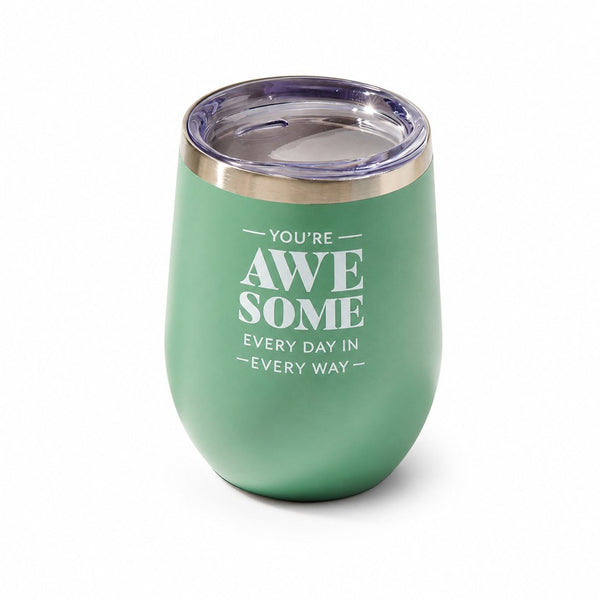 Everyday Awesome Tumbler, customizable branded home & garden > kitchen & dining > tableware > drinkware > tumblers, front vie