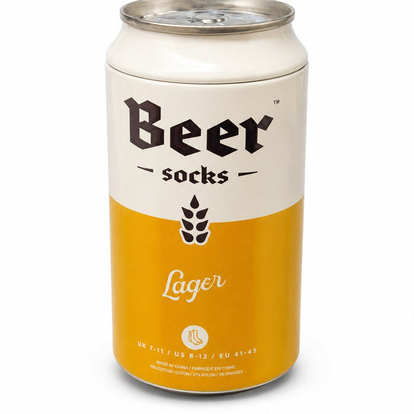Cheers to You - Fun Beer Socks in Gift Can