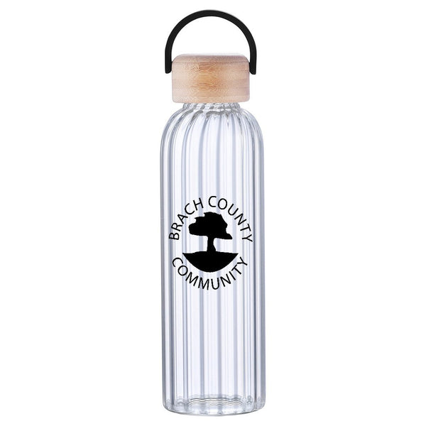 PureGroove Glass Water Bottle, customizable branded home & garden > kitchen & dining > food & beverage carriers > water bottl