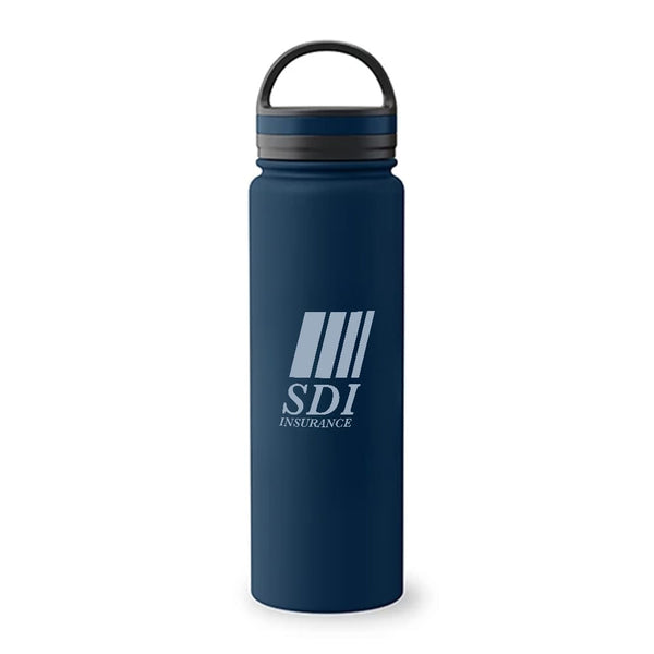 Add Your Logo: Colorburst Soft Touch 34 oz Stainless Bottle