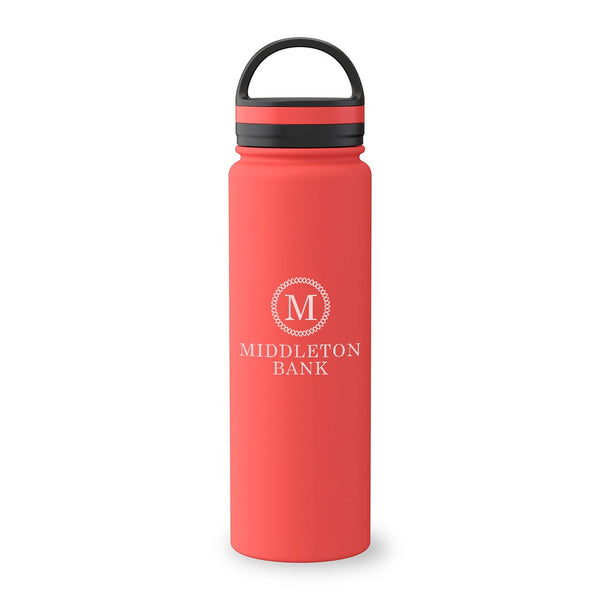 Add Your Logo: Colorburst Soft Touch 34 oz Stainless Bottle