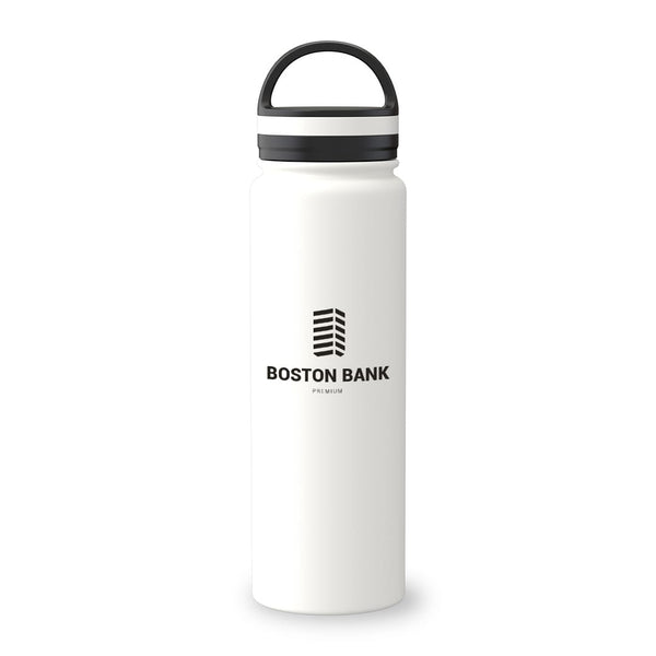 Add Your Logo: Colorburst Soft Touch 34 oz Stainless Bottle