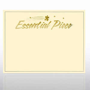 Foil Certificate Paper - Essential Piece - Cream w/ Gold