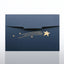 Certificate Folder - Half Size Gold Foil - Shooting Stars