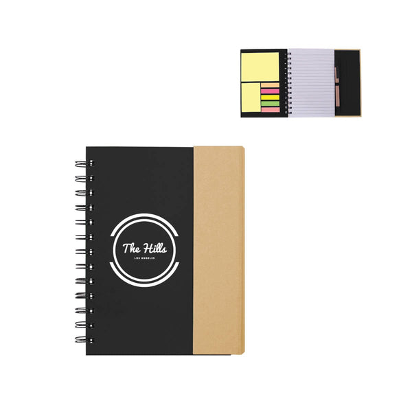 Add Your Logo: Eco Jotter Note and Pen Set