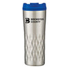 Add Your Logo: Textured Stainless Steel Travel Mug