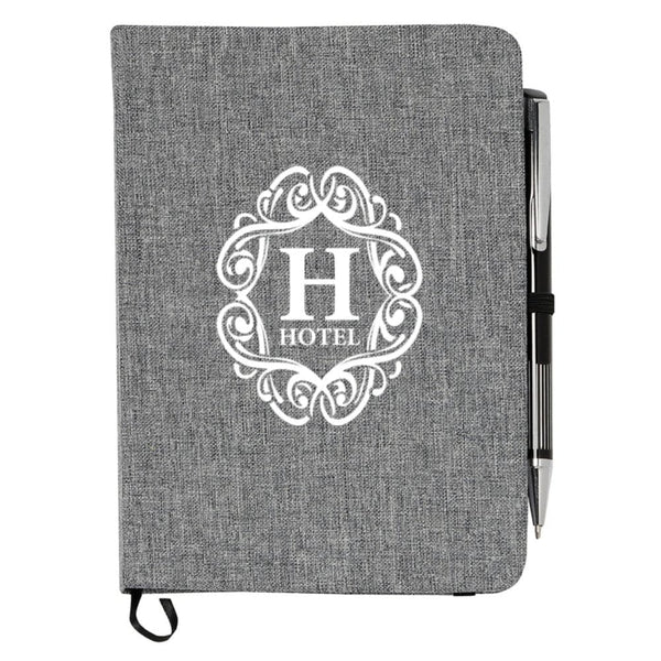 Add Your Logo:  Naturally Heathered Journal