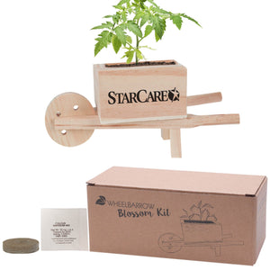 Add Your Logo: Wooden Wheel Barrow Blossom Kit