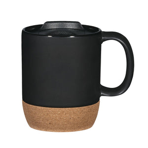 Add Your Logo: Cork Base Ceramic Mug
