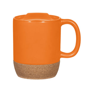 Add Your Logo: Cork Base Ceramic Mug