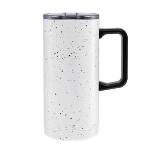 Add Your Logo: Tall Speckled Campfire Mug