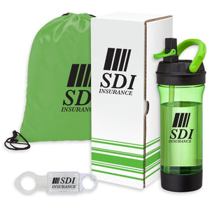 Add Your Logo: 3- Piece Fitness Gift Set