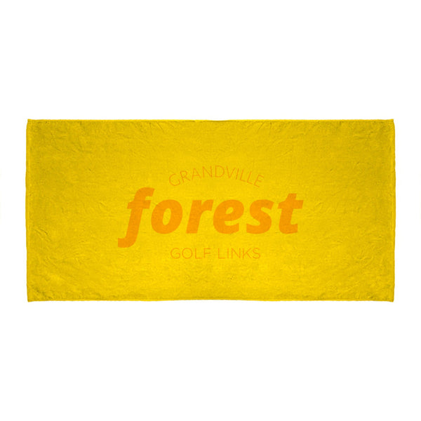 Add Your Logo: Luxe Velour Beach Towel