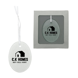 Add Your Logo: Hammered Glass Ornament