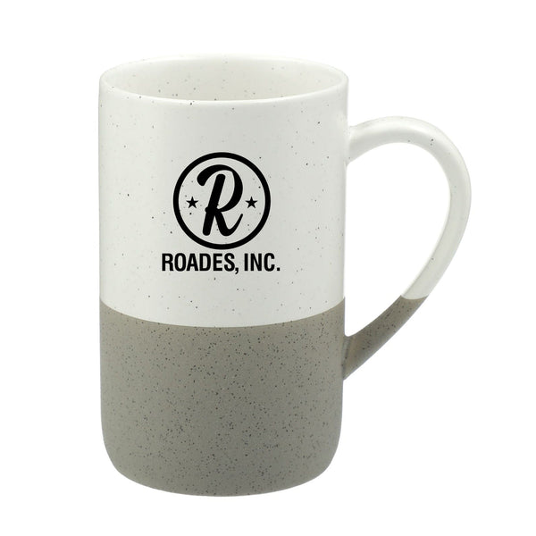 Add Your Logo: Two-Tone Tall Speckled Mug