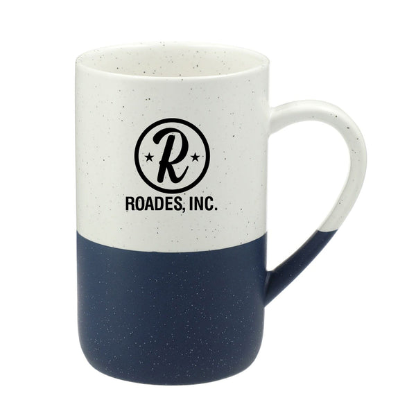 Add Your Logo: Two-Tone Tall Speckled Mug