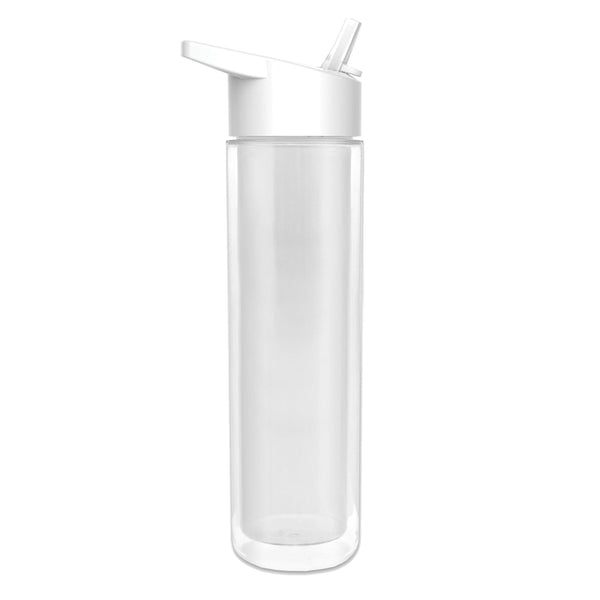 Add Your Logo: Slimbo Insulated Bottle with Straw Lid 16oz