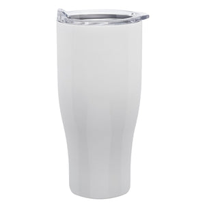 Add Your Logo: 27oz Polished Stainless Steel Travel Tumbler