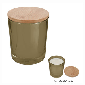 Add Your Logo: Modern Bamboo Soy Candle