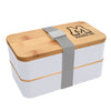 Add Your Logo: Bamboo Bento All-In-One Lunch Set