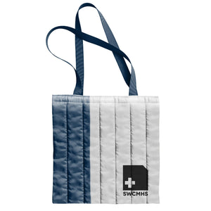 Add Your Logo: Reuse & Recycle Puffy Tote Bag