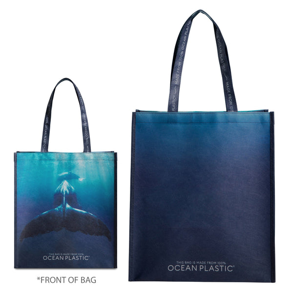 Add Your Logo: Ocean Plastic Reusable Bag