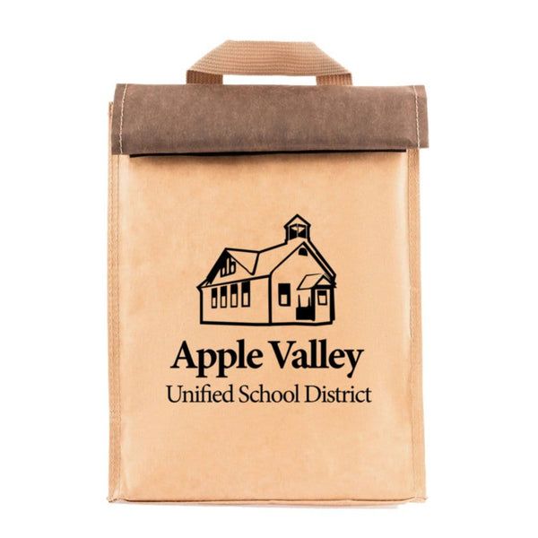 Add Your Logo: Insulated Brown "Paper" Bag