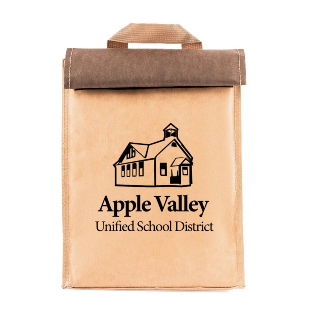 Add Your Logo: Insulated Brown "Paper" Bag