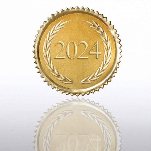  400 Pack, 2 Certificate Award Seals Stickers - Silver/Gold :  Office Products