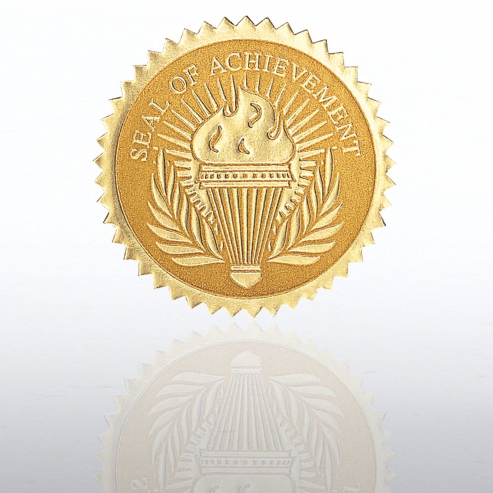 Certificate Seal - Seal Of Achievement Torch