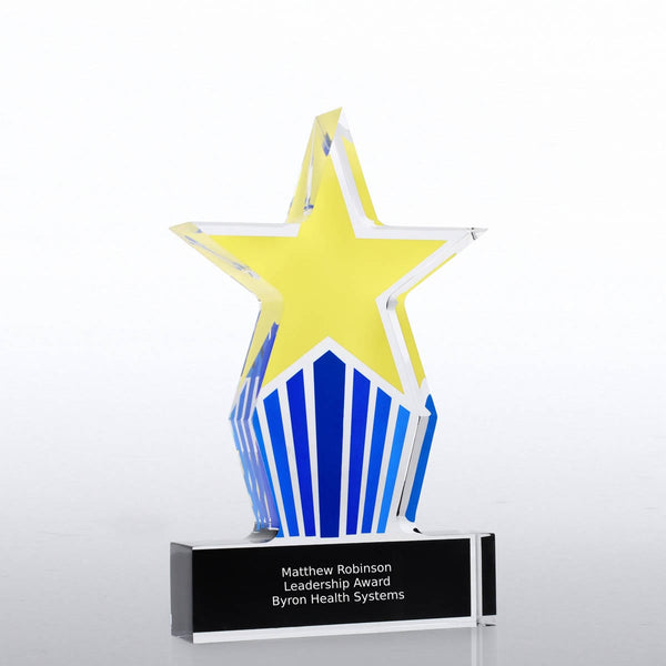 Desktop Acrylic Trophy - Leadership Star