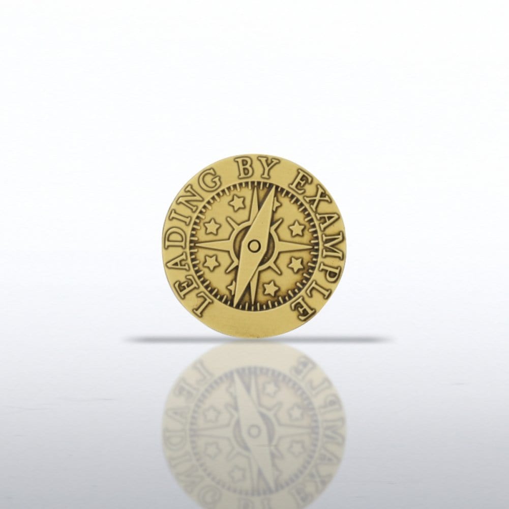 Lapel Pin - Compass - Leading by Example