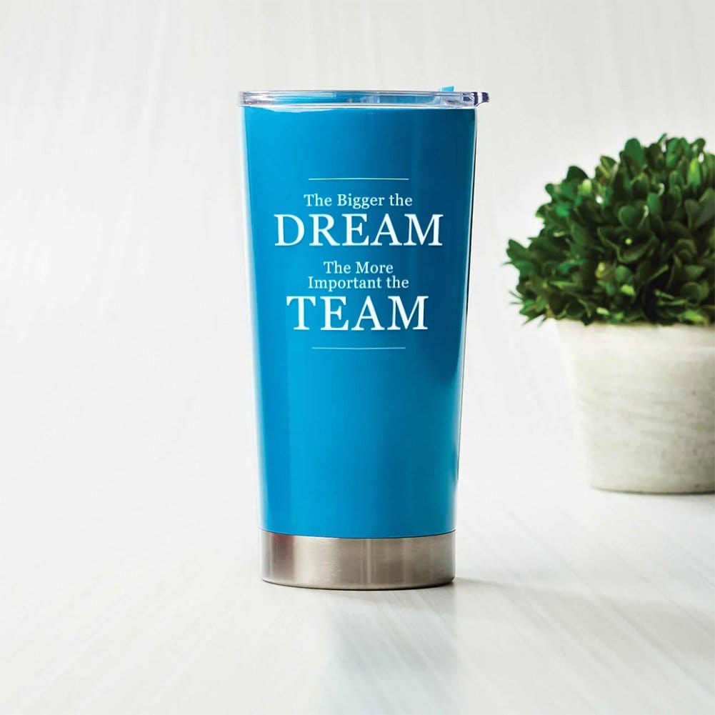 Feelin' Bold Travel Mug – Blue – Dream Team