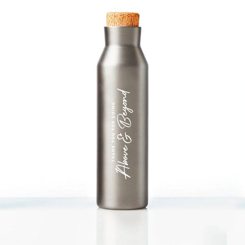 Suave Stainless Steel Water Bottle – Above & Beyond – Baudville