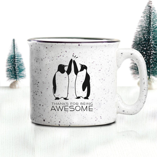 Classic Campfire Mug - Thanks for being Awesome