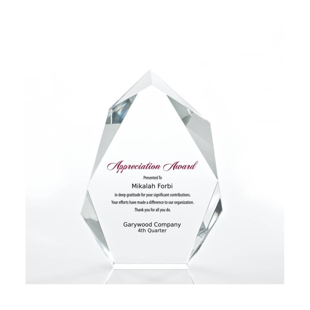 Limitless Collection: Executive Beveled Trophy - Peak