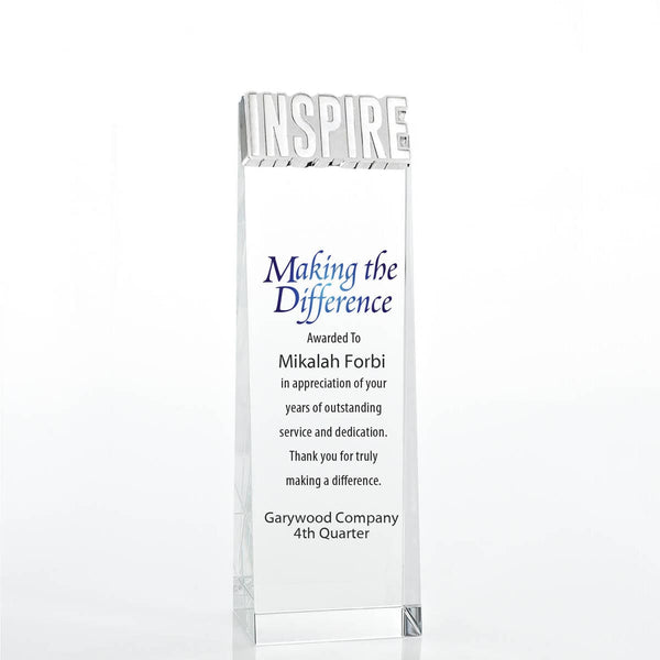 Limitless Collection: Crystalline Tower Trophy - Inspire