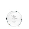 Beveled Round Crystal Trophy Collection: Circle