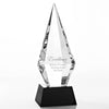 Beveled Diamond Crystal Award - Beveled Back