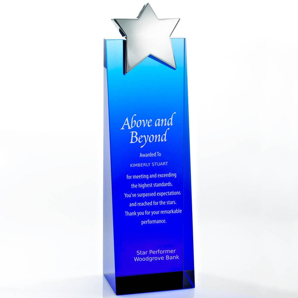 Trophy - Blue Crystalline Tower - Star
