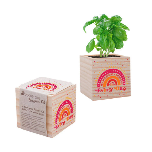 Appreciation Plant Cube - Make A Difference