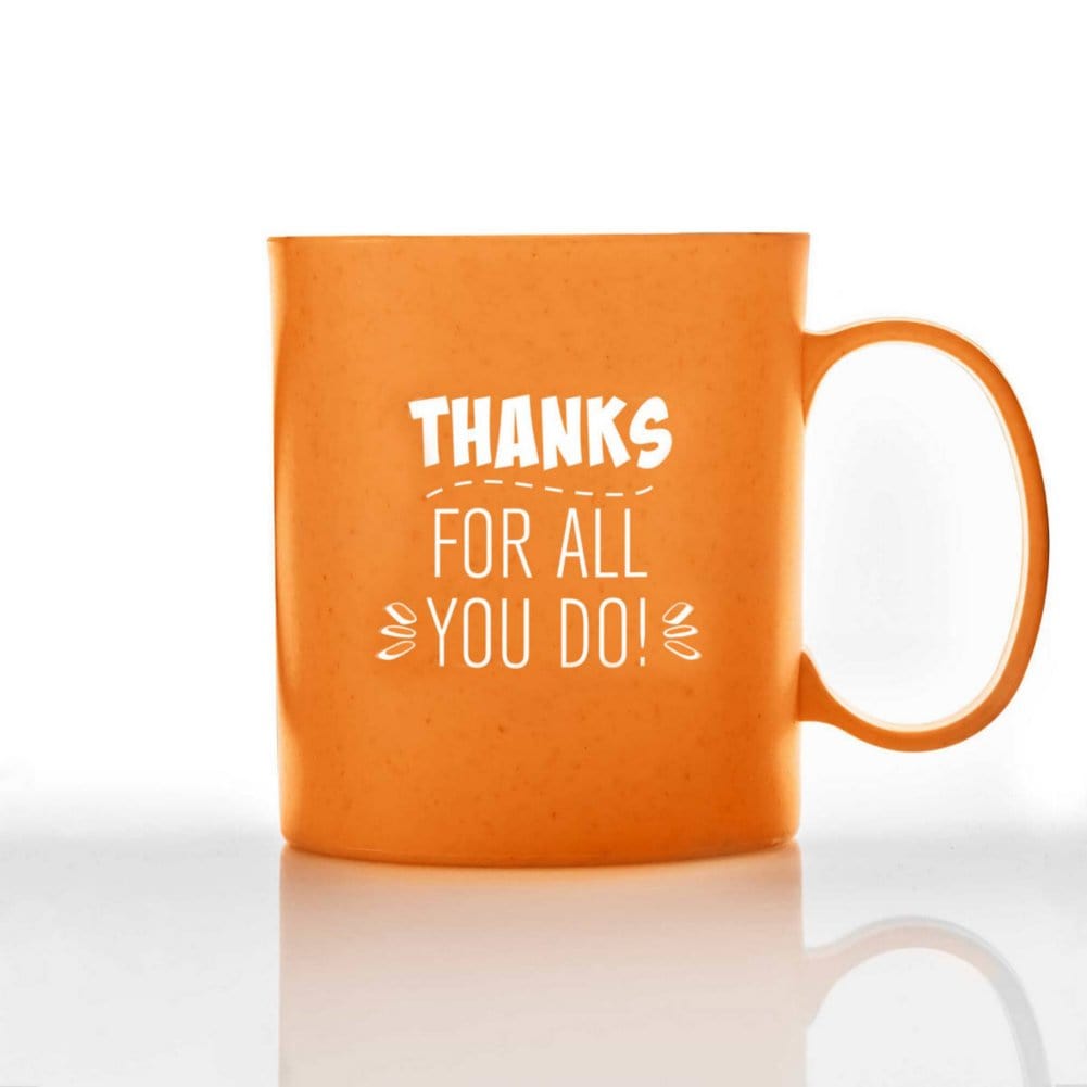 Eco-Smart Wheat Mug - Thanks for All You Do