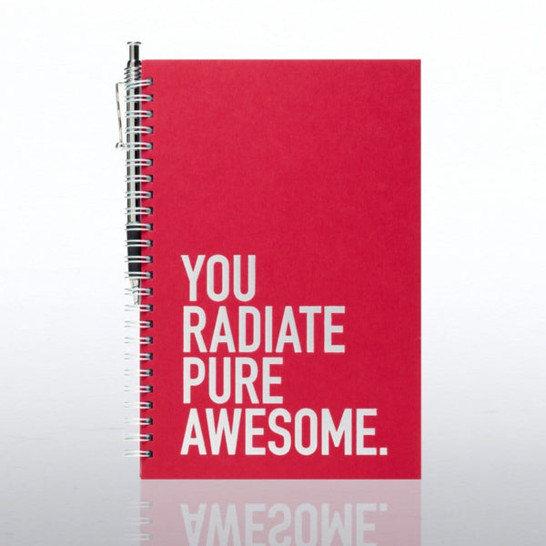 Foil-Stamped Journal & Pen Gift Set - Exclamations
