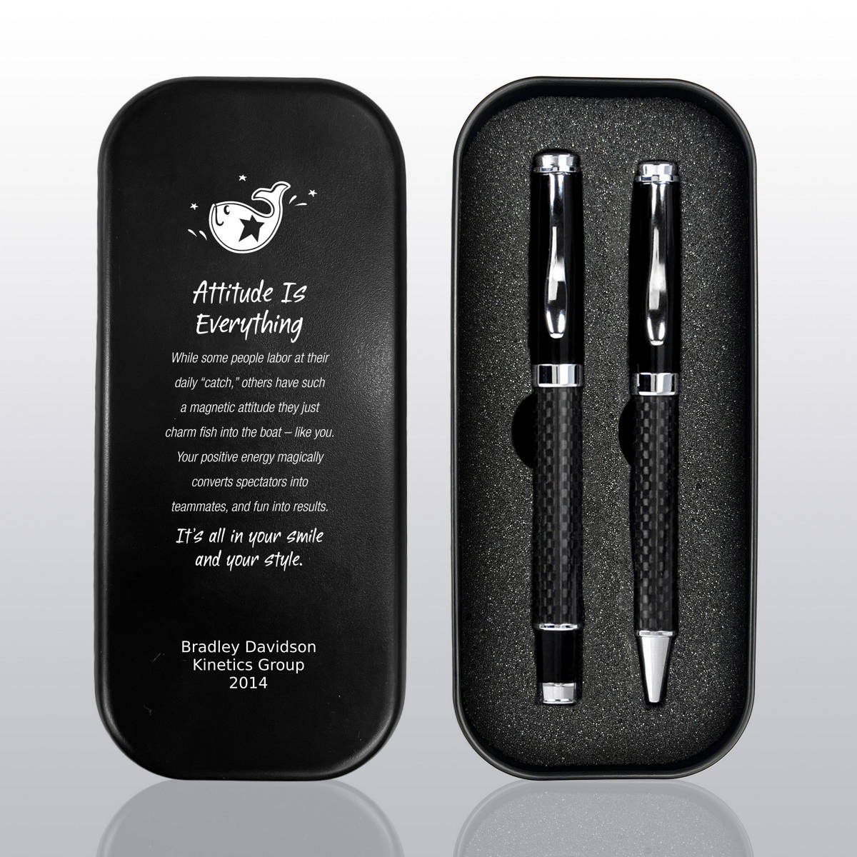 Executive Carbon Fiber Pen Gift Set
