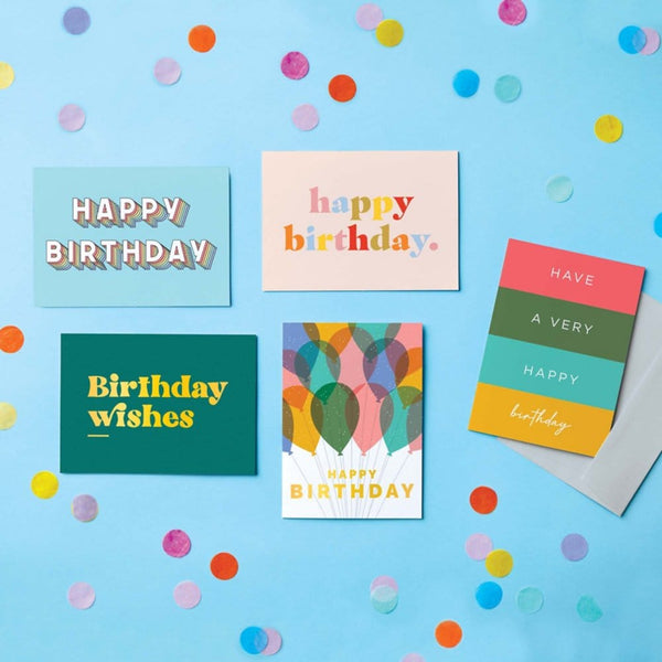 Classic Corporate Birthday Card Set