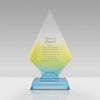 Colorful Gradient Trophy - Medium Diamond