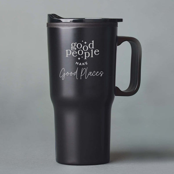 Stainless Steel On the Go Tumbler - Good People, Good Places