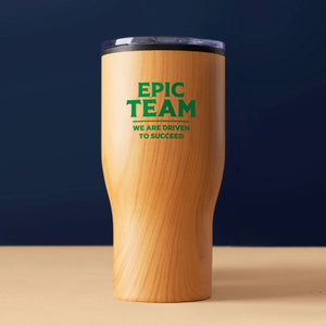 Wood Finish Big Sip Tumbler - Epic Team